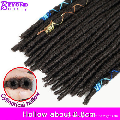 Afro twist hair braid Faux Locs Crochet Hair  Braiding Hair Extensions Black Fiber Box Braids